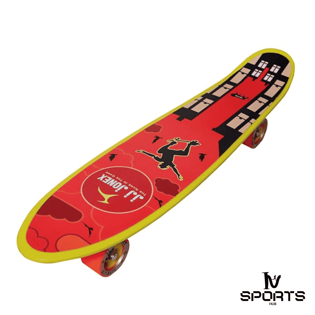 Fibre Skateboard - 26X6.5 Inch, Fully Assembled (Gunshot Design)